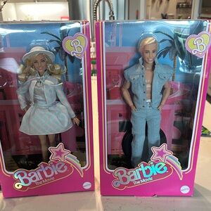 Mattel Barbie The Movie Doll Set - Pink and Blue Outfits